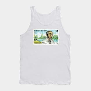 French Polynesian Stamp 1988 Tank Top